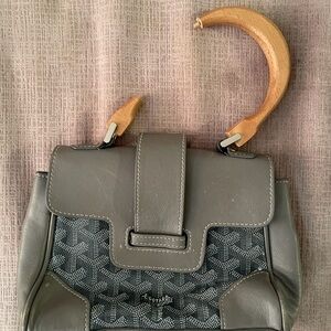 Grey Structured Top-Handle Women's Bag